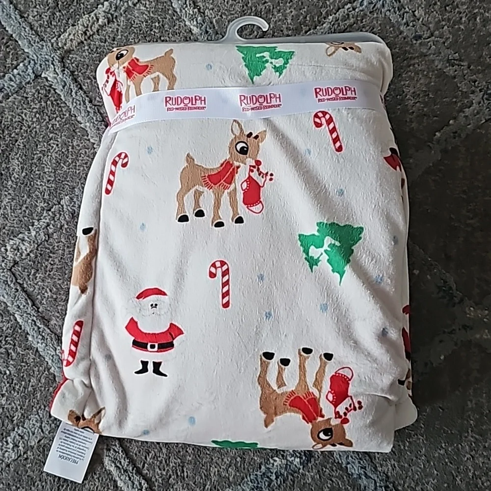 Rudolph Red Nose Reindeer Blanket 30
